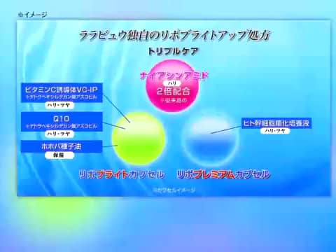 ララビュウ リポブライトアップ仕様で ハリツヤ潤い肌へ！ HC リポ