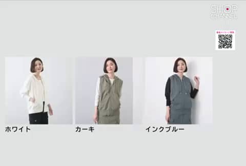 エムズ スタイル ジャガードニット ラインアクセント フーディー