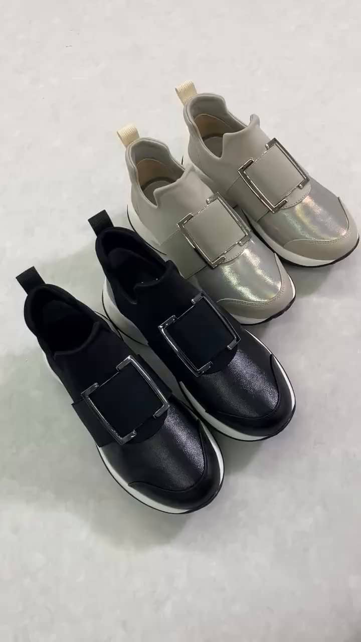 エンチャンテッド 防水 はっ水 バックルモティーフ 厚底