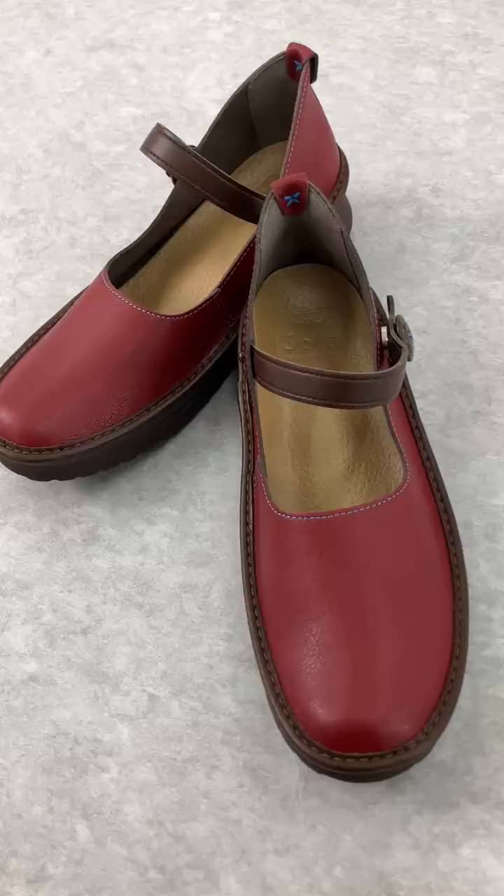 やさしい靴工房 ベル＆ソファ マグネットストラップ シューズ