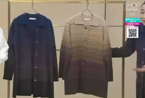 極美品⭐︎iines　イイネス　リバーシブルコート　佐藤繊維　グレー　1 イイネス／サトウセンイ- 通販・テレビショッピングのショップ