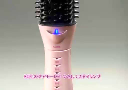 クレイツイオンケアスタイリングブラシ：ブラシ付きヘアアイロン クレイツイオン® ケアスタイリングブラシ ケアリッチ - 【公式