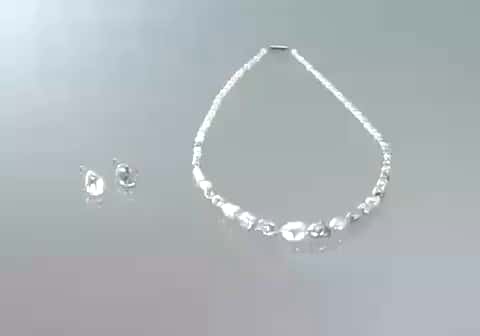 ペルラジオーネ 黒蝶ケシパール＆ 無調色ベビーアコヤパール ミックス