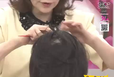 ぺスカ 特許取得！ ふんわりボリューム演出 クリップ不要！白髪特化型