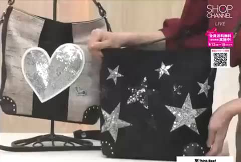 シンクビー！ ジャスト ハート 2ウェイショルダーバッグ “ミラー