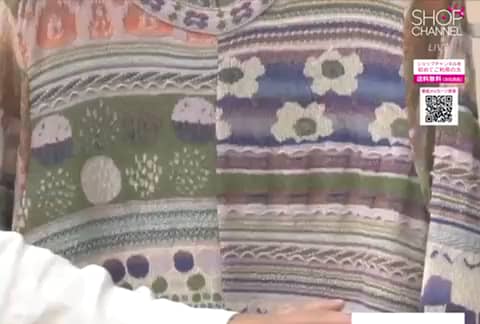 エム アンド キョウコ ジャガード ニットワンピース- ショップチャンネル