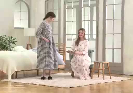 ナルエー 綿混シャーリングボイル 涼やかルームワンピース- ショップ