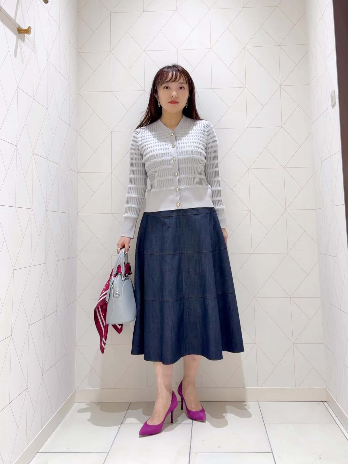 【38サイズ】早い者勝ち！ANAYI タイプライターワンピース✦ペチコート付き STAFF STYLING|ANAYI OFFICIAL ONLINE STORE｜アナイ 公式サイト