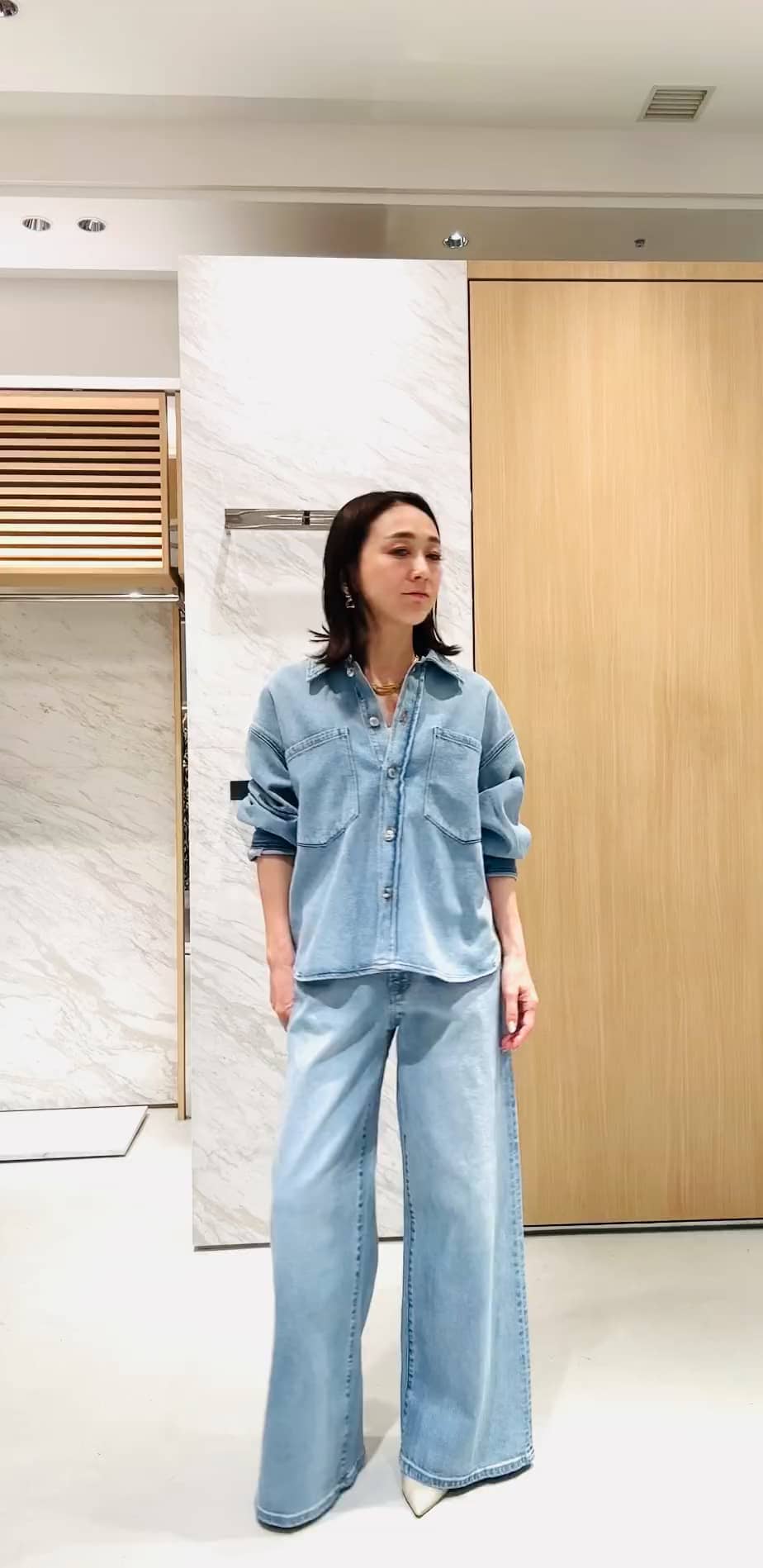 アナイ☆ANAYI ライトブルー　サイズ36 美品 STAFF STYLING|ANAYI OFFICIAL ONLINE STORE｜アナイ 公式サイト