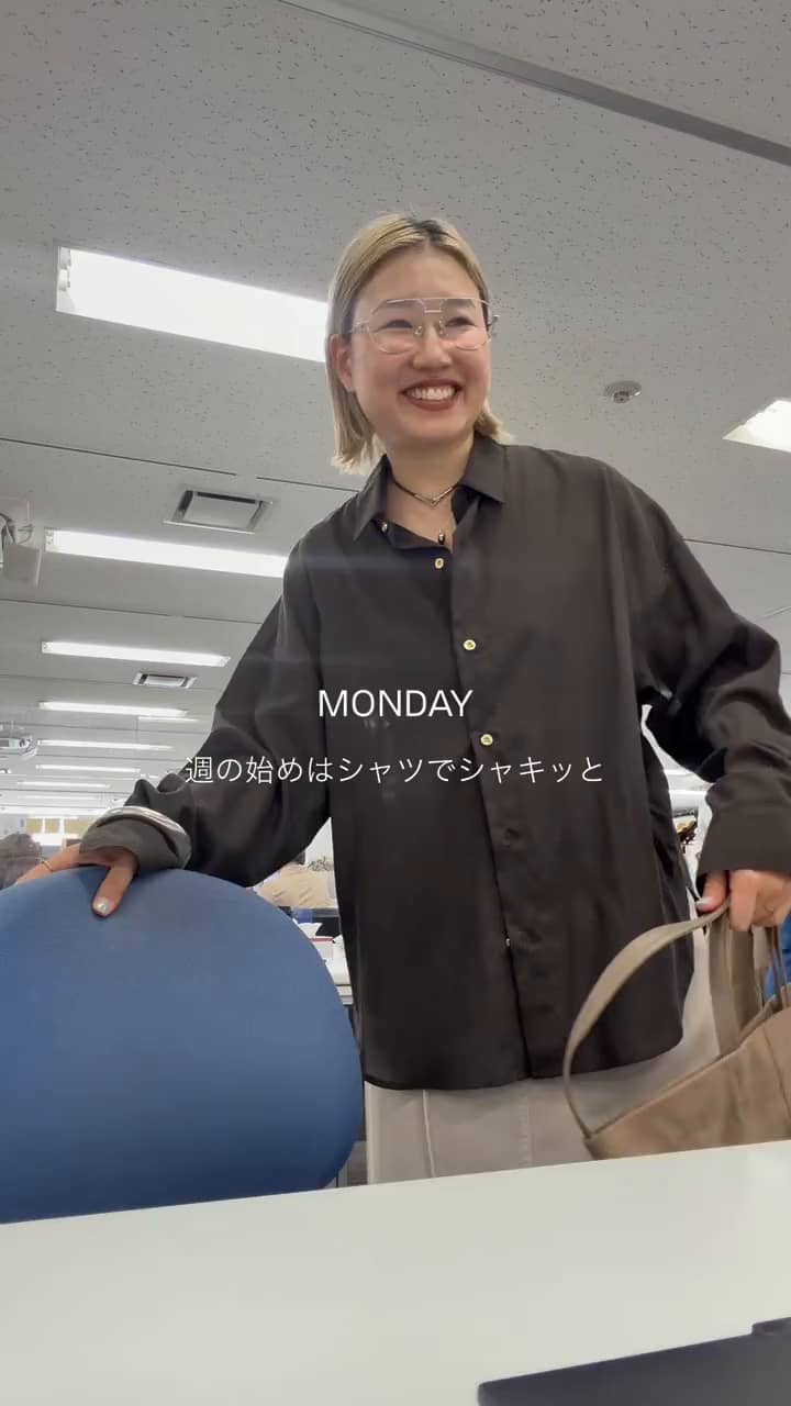 深めVネック×1枚で着映え》デニムパフオールインワン | LOUNGEDRESS