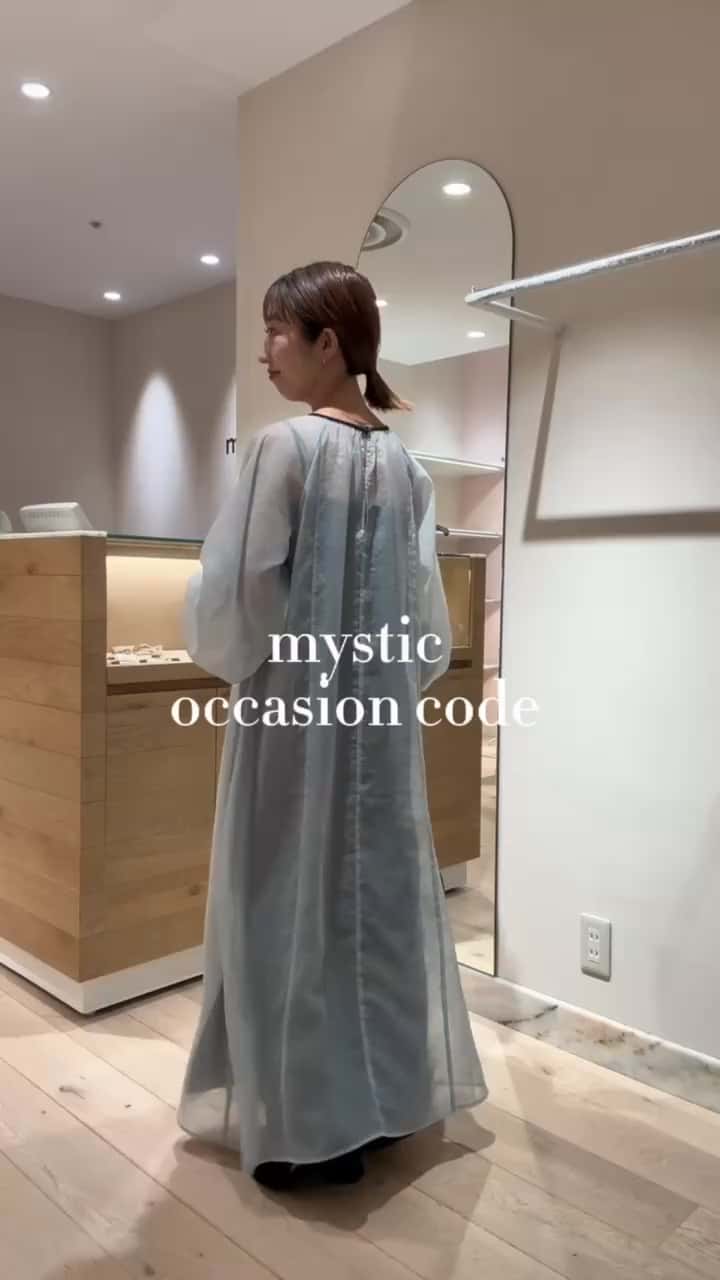 mystic ジャガード切替ワンピース ブラック 2