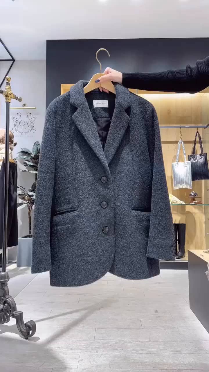 【capricieux le'mage】シャギーウールジャケット サイズ展開あり】シャギーウールジャケット | CAPRICIEUX LE'MAGE