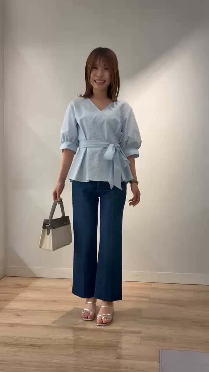 RM denim】スリットクロップドセンタープレスデニム | NOLLEY'S