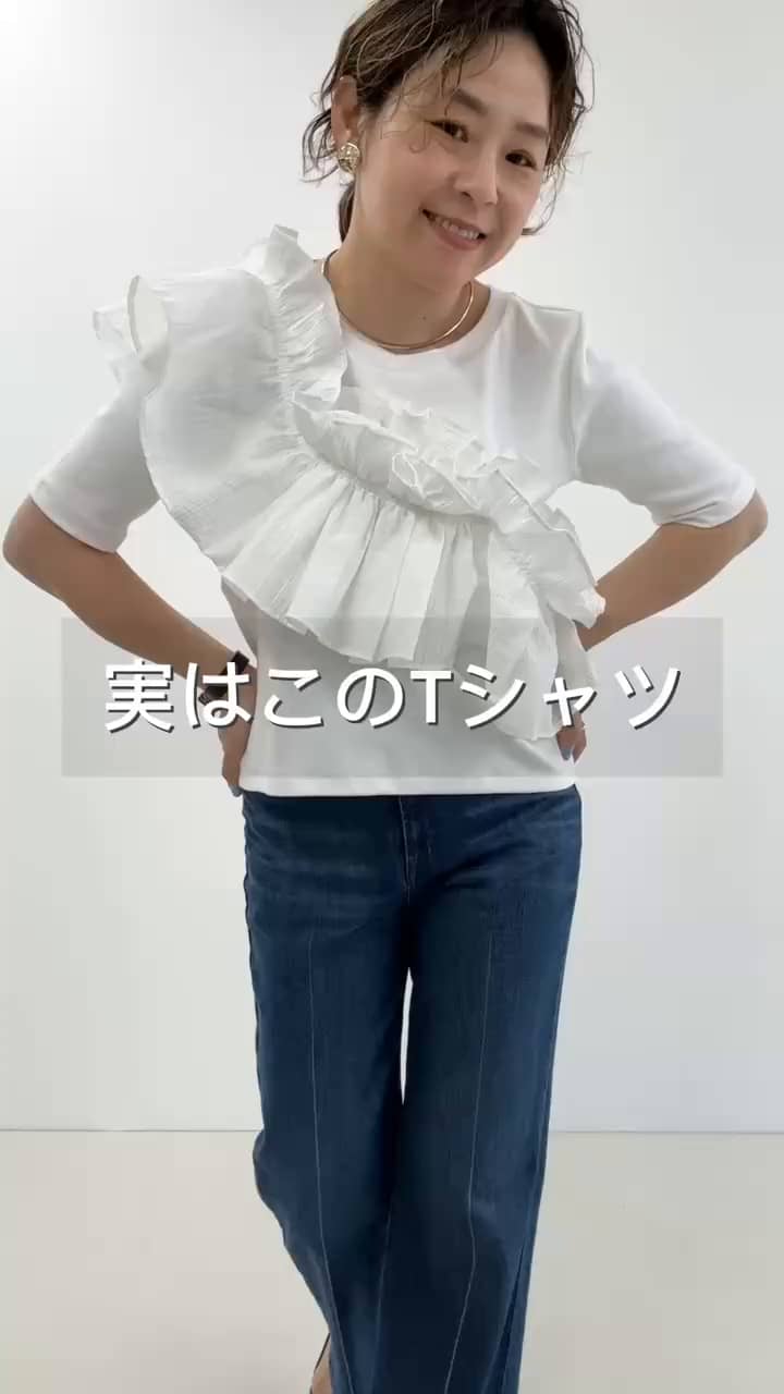 Nolley's☆RieMiller☆フリル付き3wayストレッチリブカットソー NOLLEY'S｜フリル付き3WAYストレッチリブカットソー | Rakuten