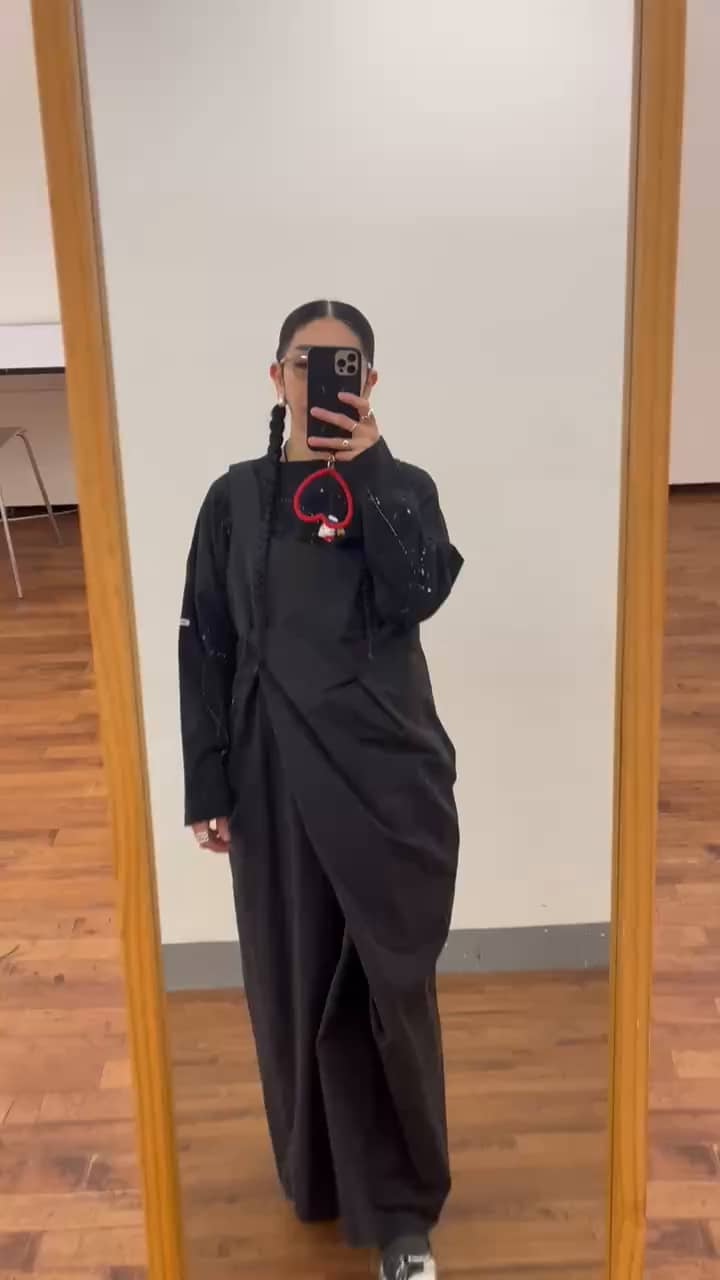 動画あり》ラップサロペットワンピース【SUM1 STYLE(スミスタイル