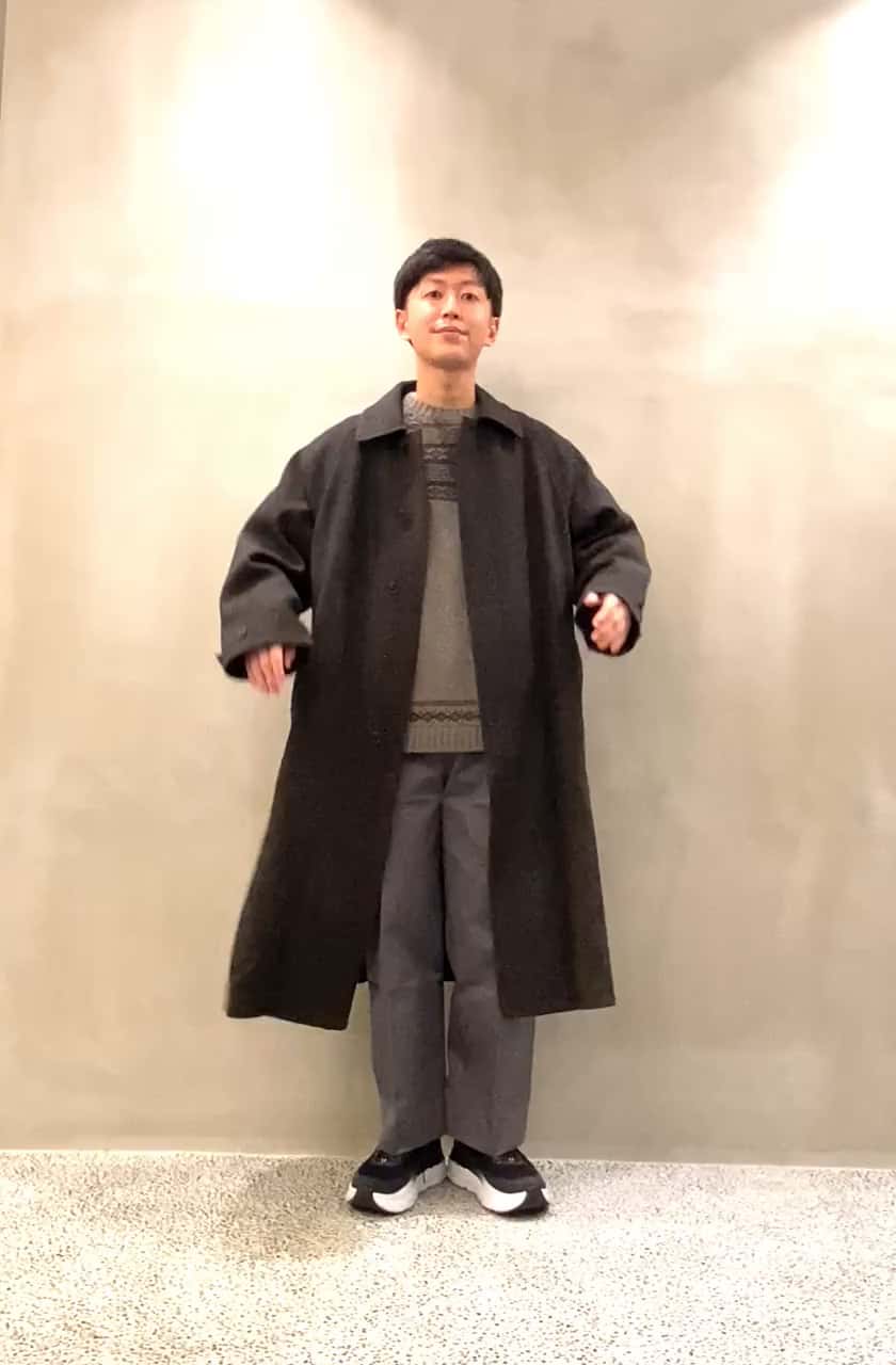 Steven Alan＞ TOP MELTON BALMACAAN COAT - ステンカラーコート