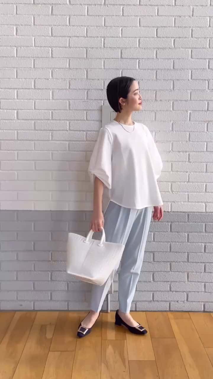 スクエアバックル パンプス（3cmヒール）― 晴雨兼用 ―
