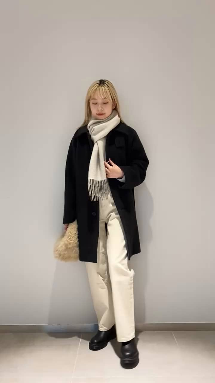 別注】＜Eds Cashmere＞カシミヤ リバーシブル マフラー