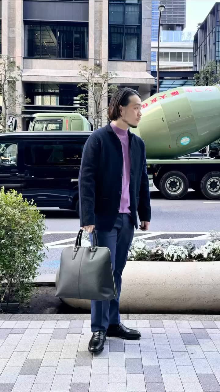 コットン ポリエステル ニットジャケット COZY―ウォッシャブル―