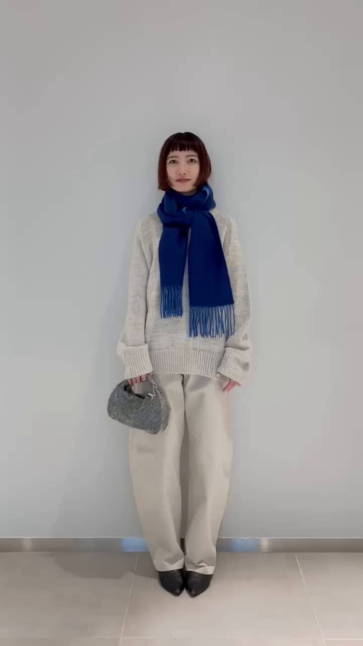 別注】＜Eds Cashmere＞カシミヤ リバーシブル マフラー