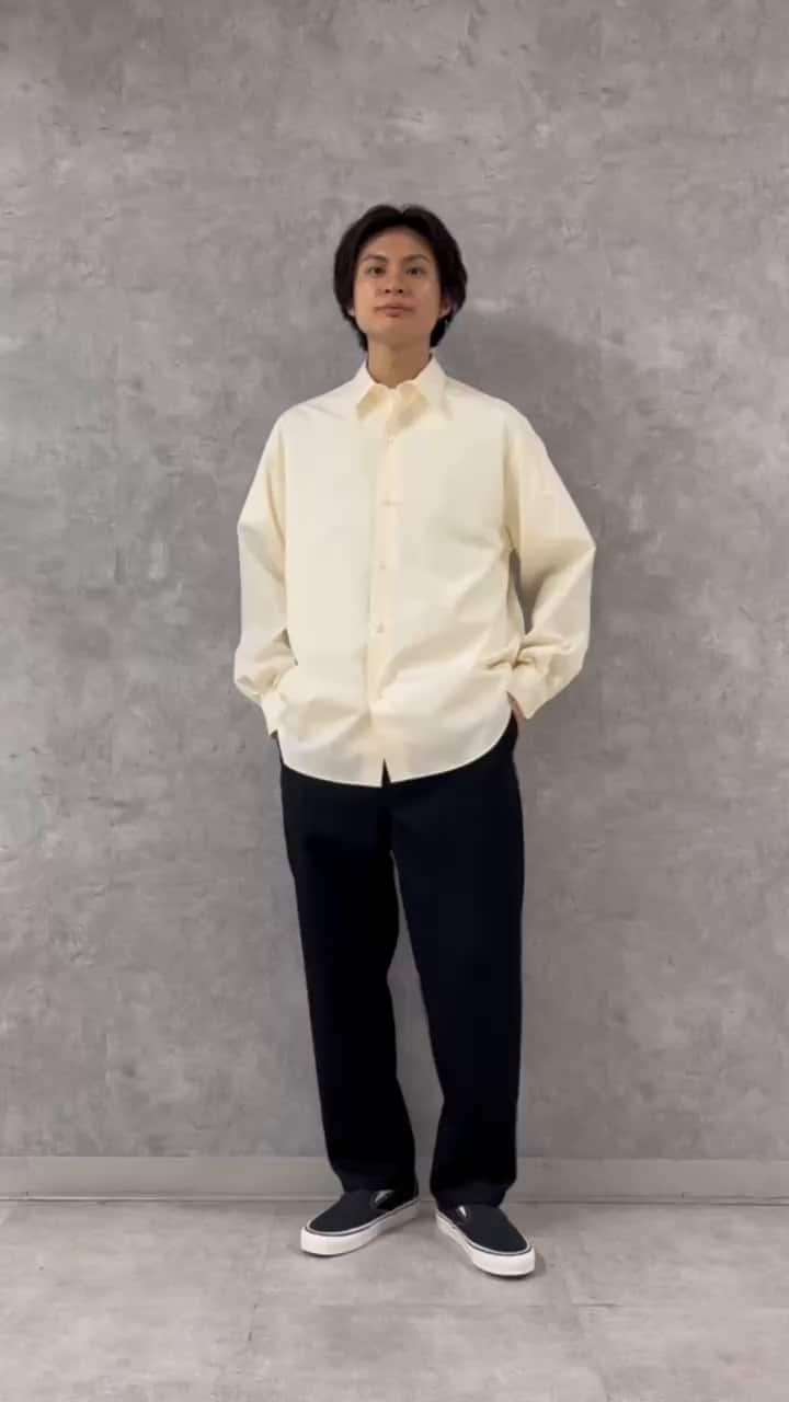 H＞THOMAS MASON BALLOON REGULER COLLAR SHIRT/シャツ