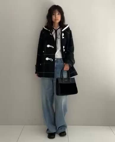 DRESSTERIOR ドレステリア ダッフルコート 1(S位) 黒 【古着】【中古