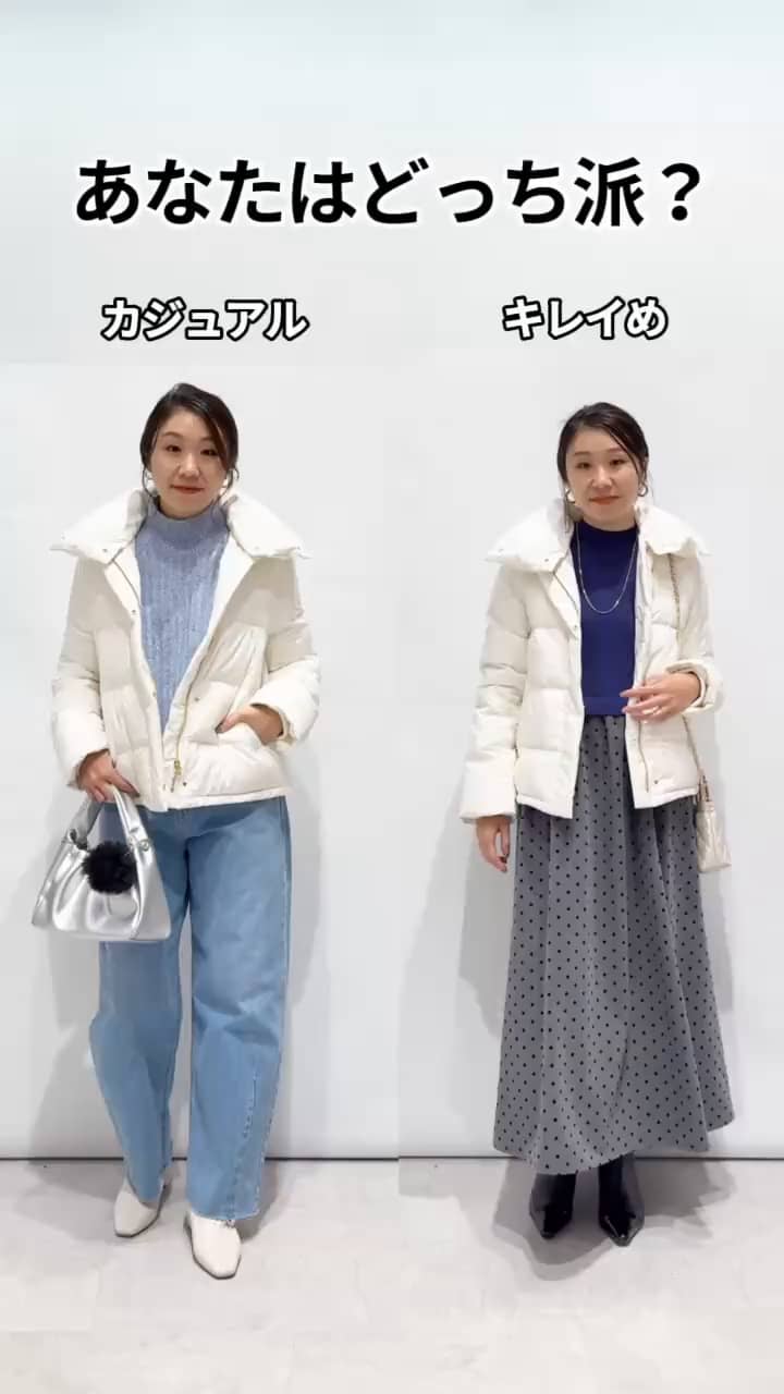 ニット×ドット柄 ドッキングニットワンピース（マキシ・ロング