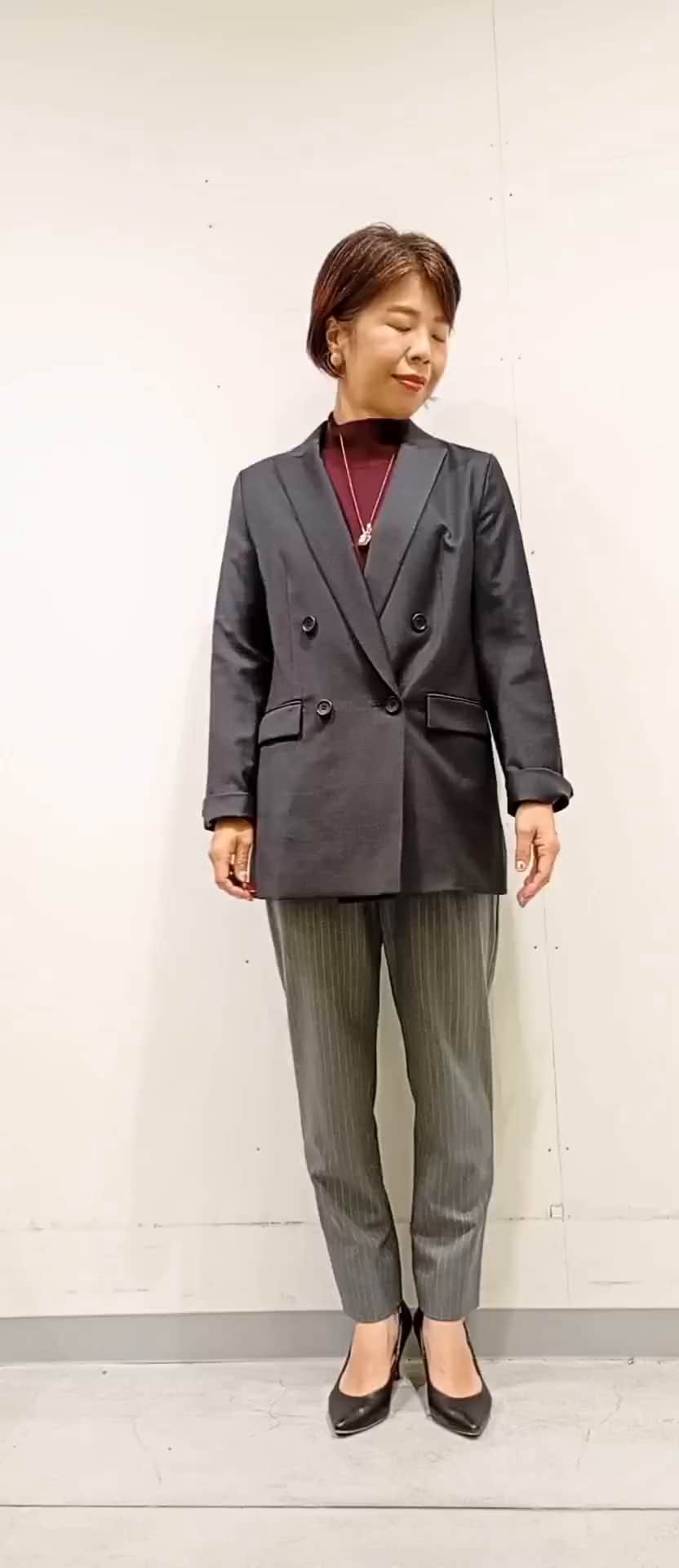 新品タグ付ꕥアナイ ウールシルクダブルテーラードジャケット 上品 日本製 M ウールオックスダブルジャケット|ANAYI OFFICIAL ONLINE STORE｜アナイ