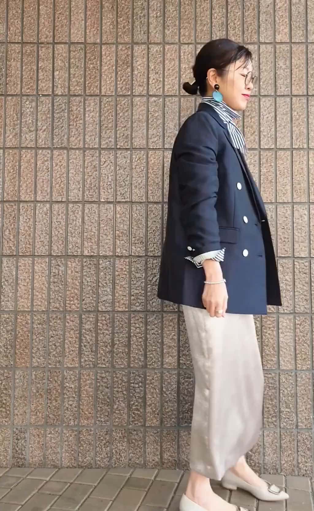 ヴィスコースリネン混ジャケット（テーラードジャケット