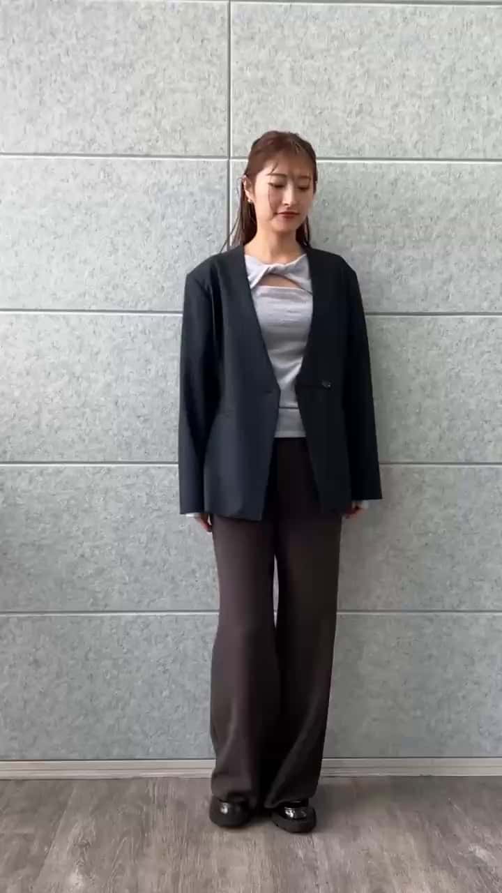 tailored mood over jacket（ノーカラージャケット） | CODE A（コード