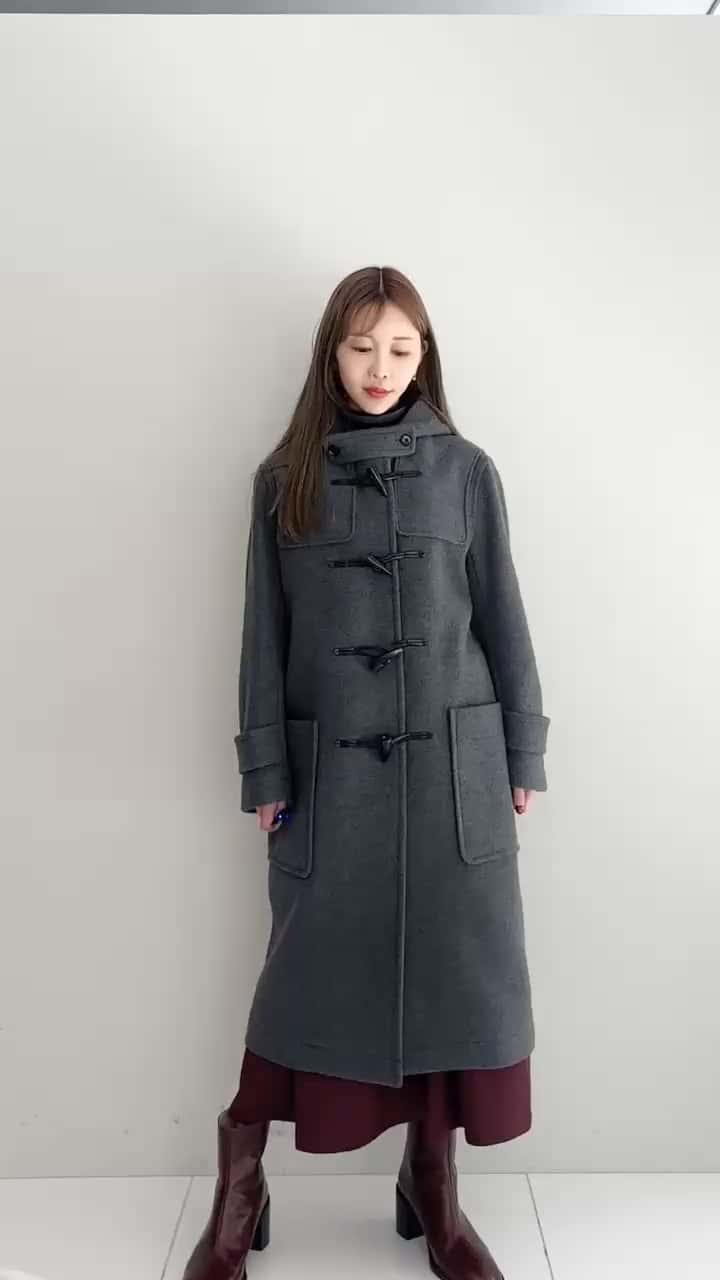 試着のみ】DRESSTERIOR Super140'sダッフルコート DRESSTERIOR