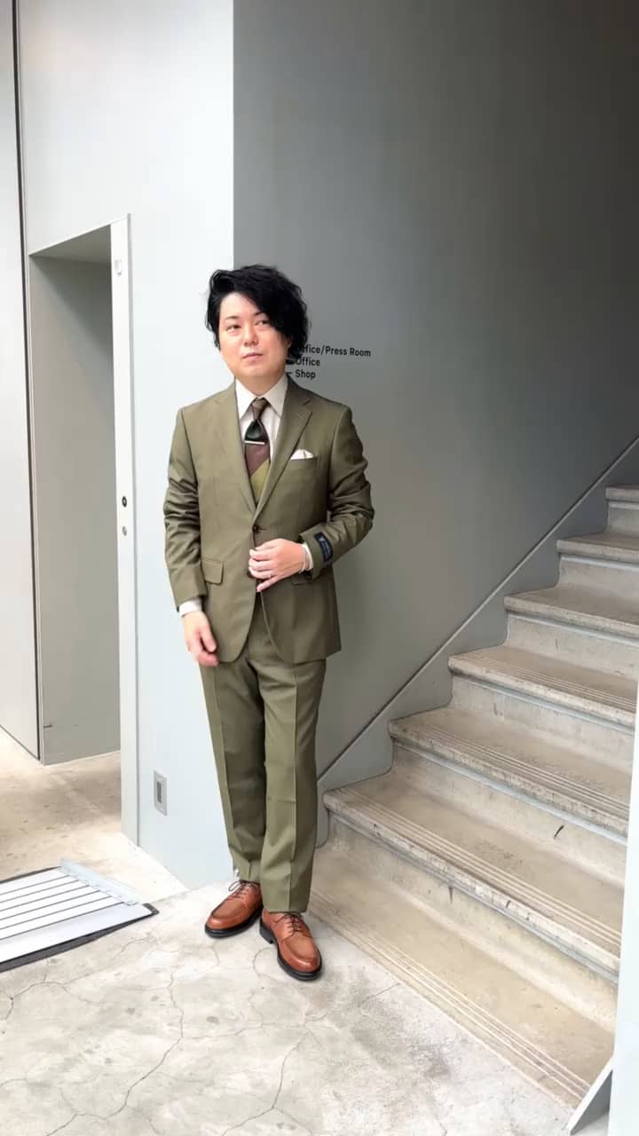 DORMEUIL】リップストップ カラー スーツ（スーツセット