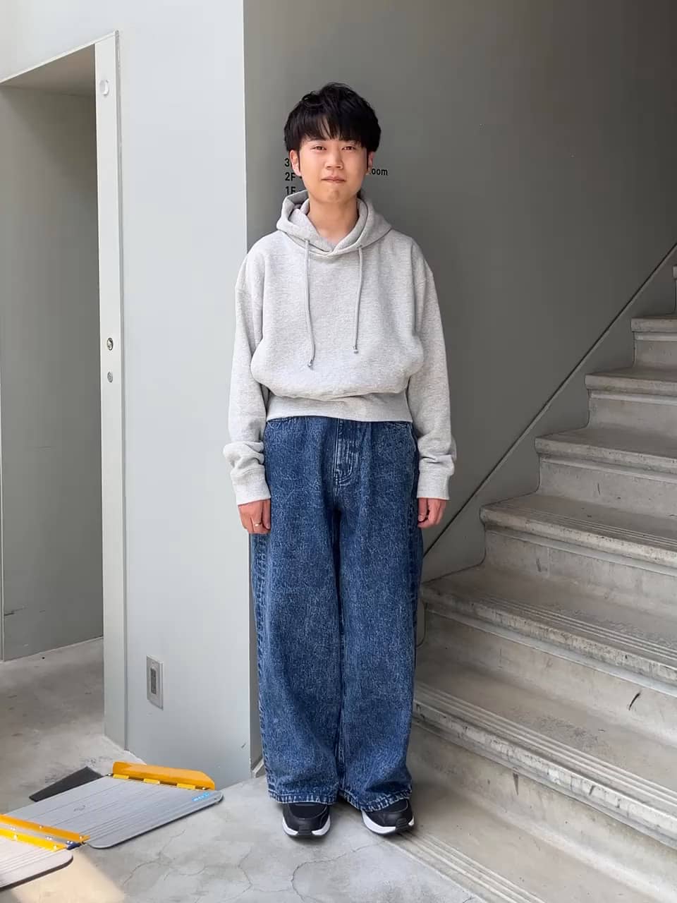 日本製/ショート丈】プルオーバー パーカー（パーカー