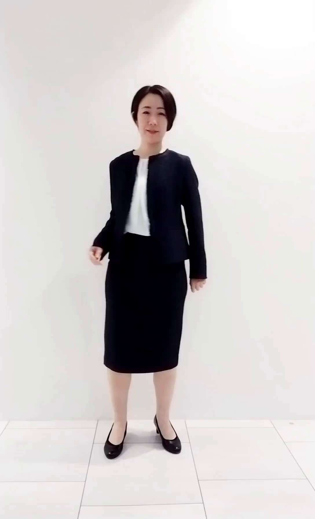 23SS✨インディヴィヴァイ トリアセテート混アウトポケットブラウス 黒 LL 日本製／トリアセテート混】タックデザインブラウス（シャツ・ブラウス