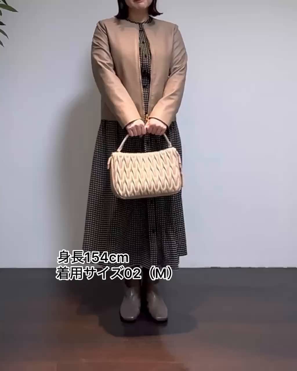 ポケットファスナー/柔らかい】レザー調ジャケット（ノーカラー
