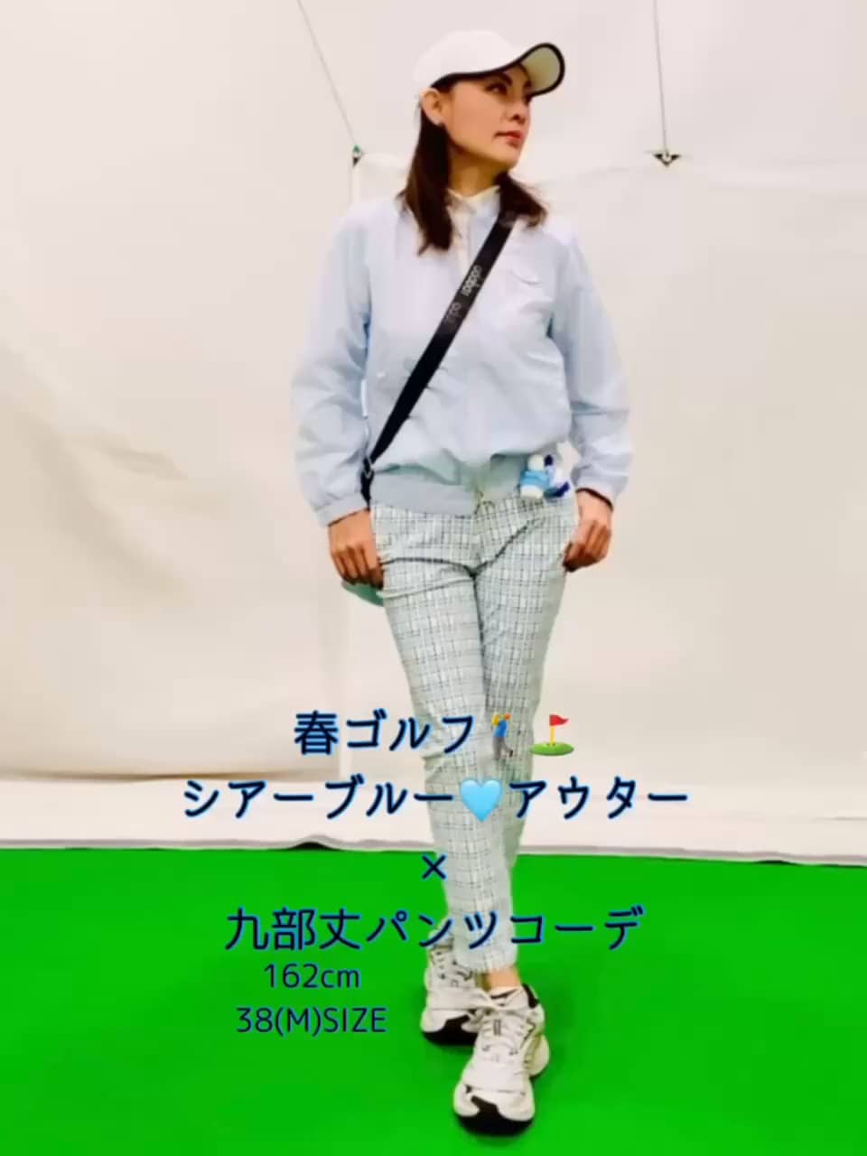 UVカット ロゴドットプリント長袖モックネックT（カットソー