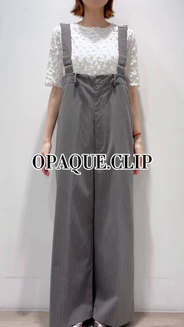 roughlow ハイウエストワイドサロペット○グレー ur's - 新品 ユアーズ ur's ハイウエストワイドサロペット