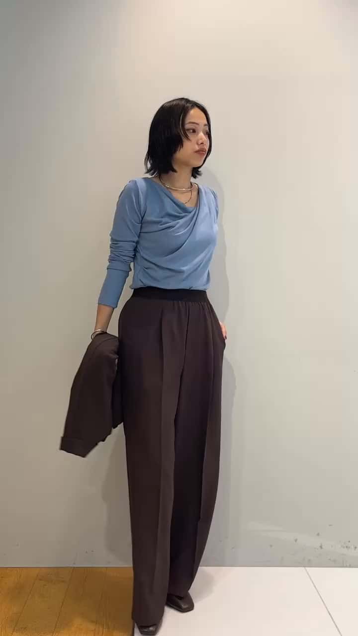 ドレープネックカットソー（カットソー） | GALLEST（ギャレスト