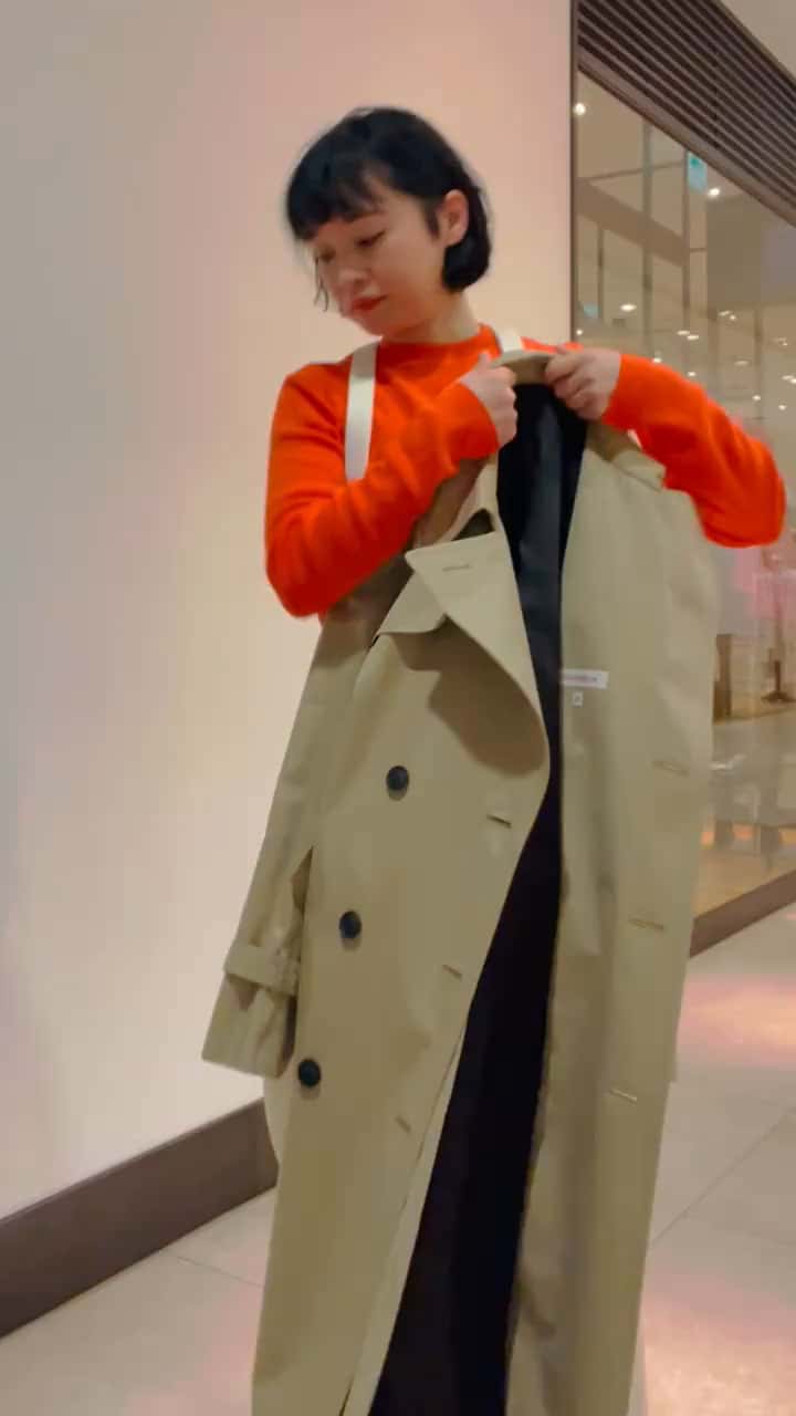 ◇【DRESSTERIOR定番】コットンシャンブレートレンチコート(トレンチ
