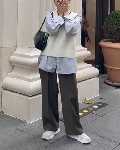 2024.10.09 FR刺繍ベスト×すっきり見えスラックス サムネイル画像