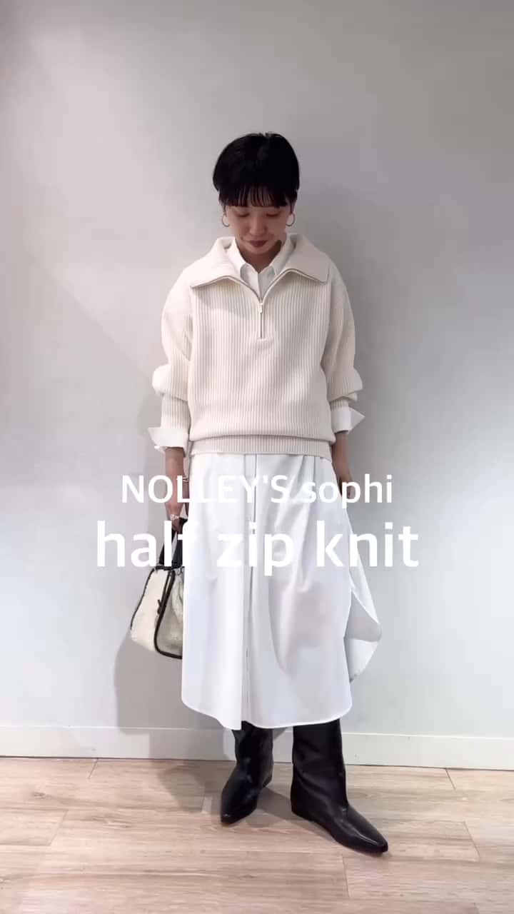 2024.10.20 ハーフジップニット 全色着てみた🧶 サムネイル画像