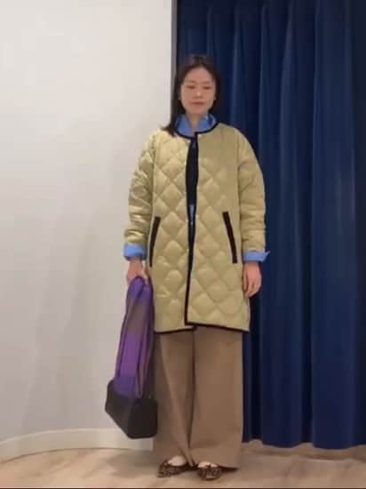 2025.12.14 【TAION×LIMONTA】別注ベロアパイピングロングダウン サムネイル画像