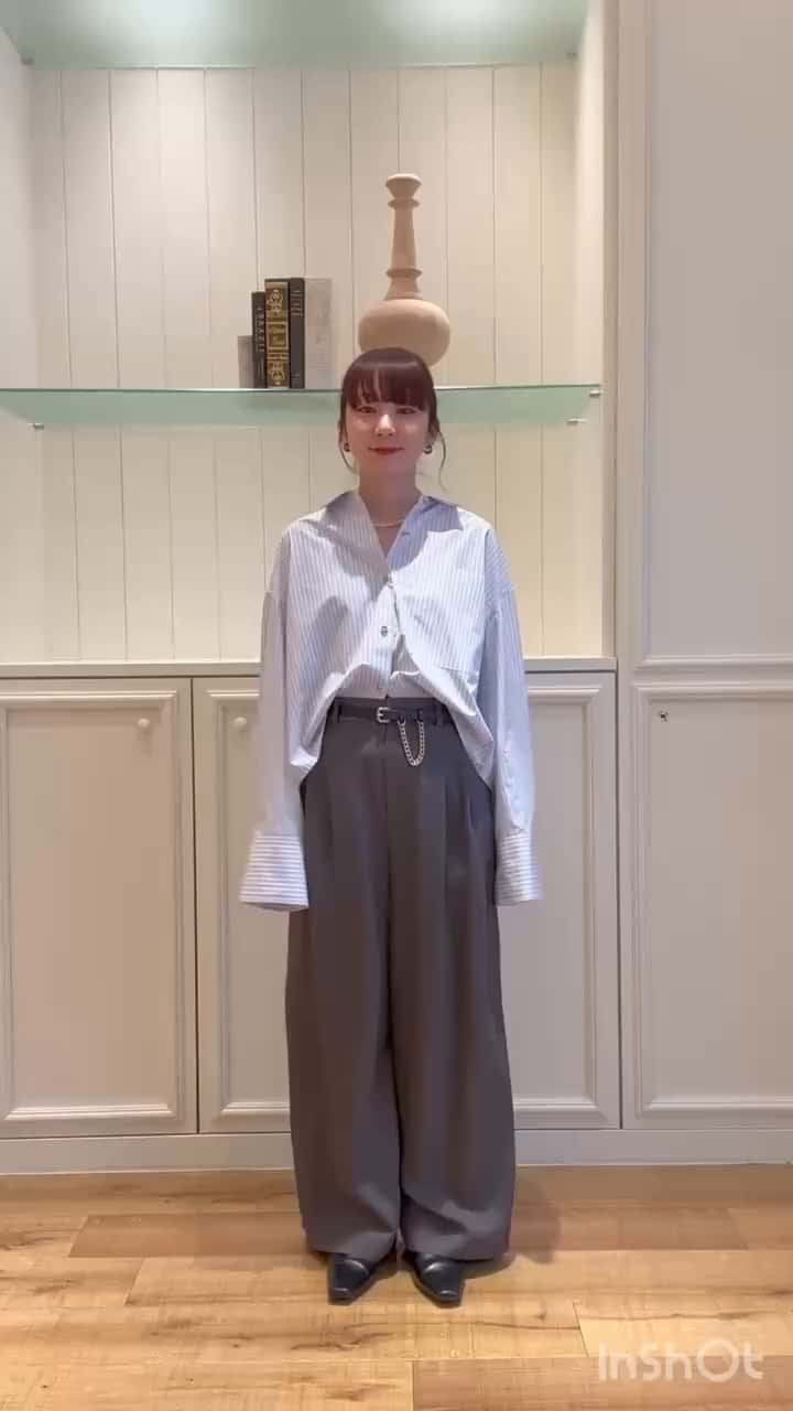 2026.02.09 ショートシャツ×ワイドパンツ サムネイル画像