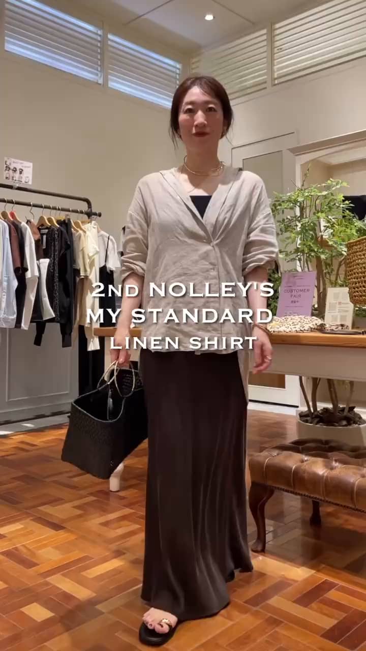 2025.06.30 MY STANDARD linen shirt サムネイル画像