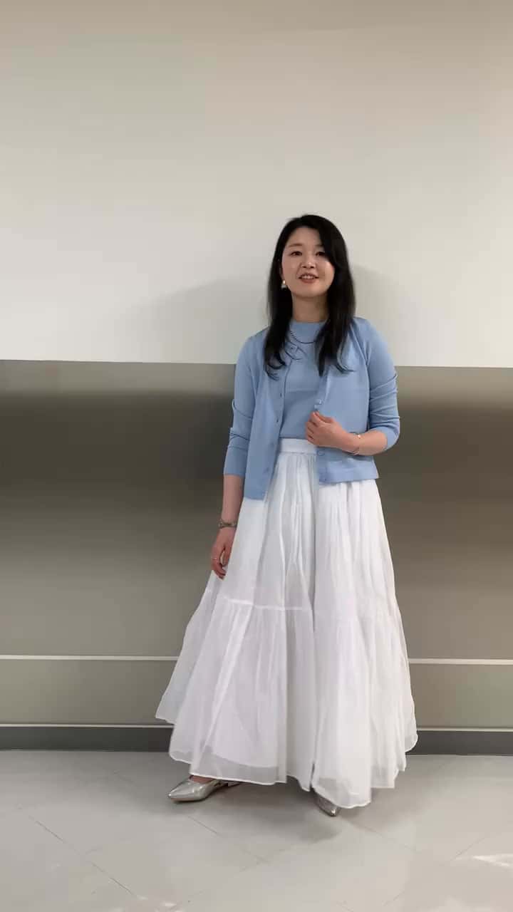 2025.08.26 ラメアンサンブル×シャーリングフレアスカート サムネイル画像