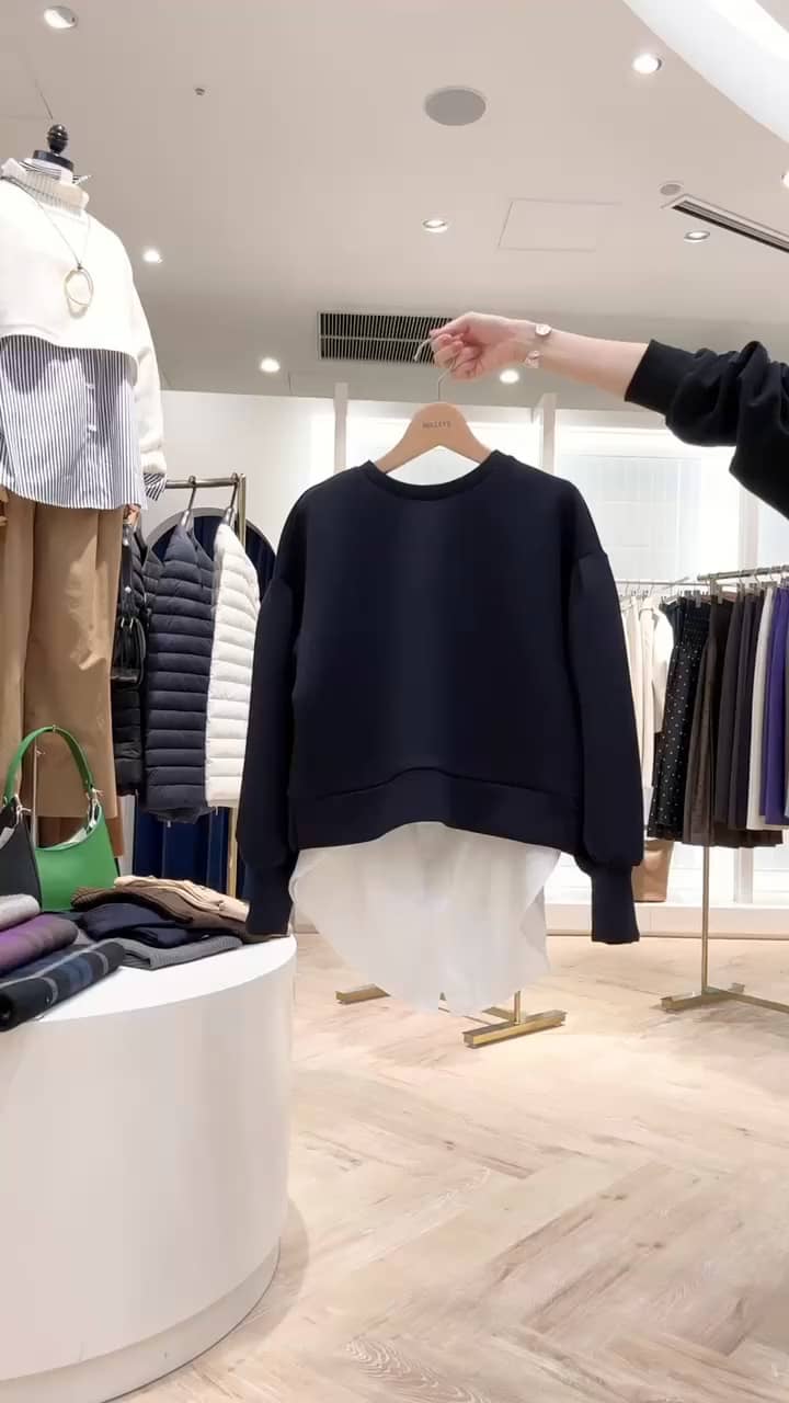 2024.11.16 【簡単にレイヤード風❗️】シャツテール付きプルオーバー サムネイル画像