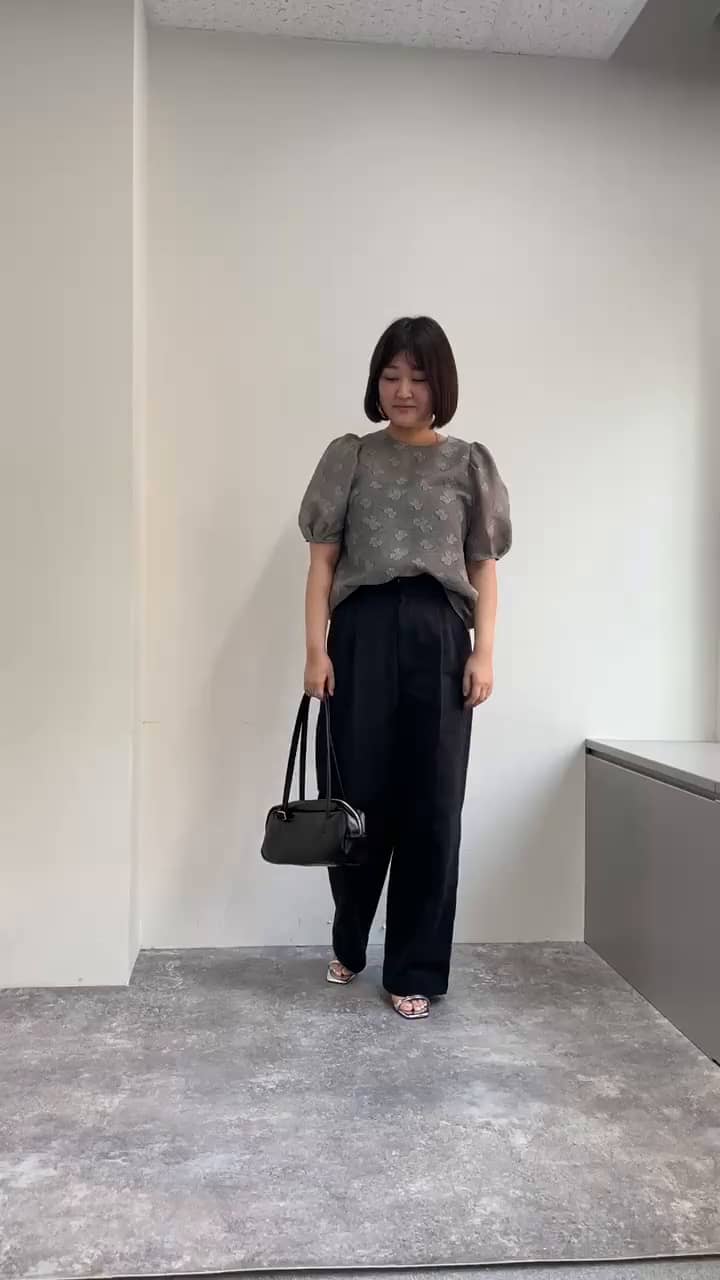 2024.05.11 シアージャガード5分袖ブラウス サムネイル画像