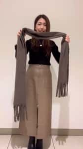 2022.10.26 ストールの巻き方♡ サムネイル画像