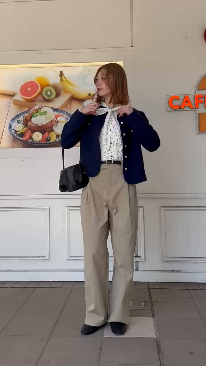 2026.02.02 ツィードジャケットで甘めカジュアルコーデ サムネイル画像