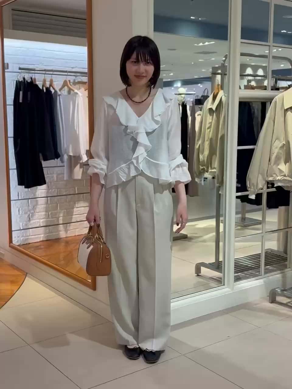 2026.04.16 シアーラッフル羽織りブラウス サムネイル画像